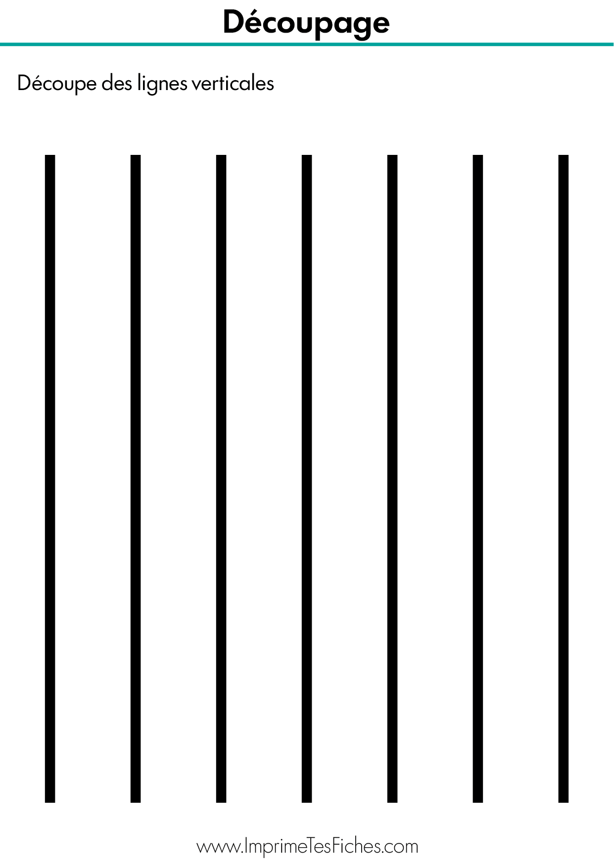 Graphisme criture PS Fiche Exercice D couper Lignes Verticales Graphisme criture PS Fiche Exercice D couper Lignes Verticales